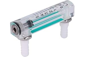 SORANDY Sauerstoff-Luftmengenmesser | Luftmengenmesser | 1~5LPM Sauerstoff-Kohlendioxid-Messdurchflussmesser-Messgerät Hochgenaues Schwimmer-Durchflussmessgerät für Kohlendioxid/Sauerstoff/Drucklu