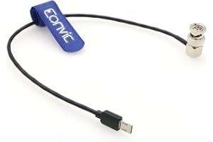Eonvic Timecode kabel BNC hane för tentakel synkronisering tidkodsgenerator till multi mikro-USB för Sony FX3 FX30 FX30 Alpha