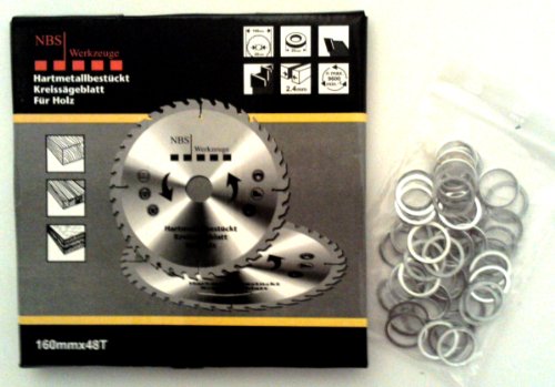 NBS circular de metal duro de 160 mm, 48T