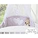 Baby Cot Bumper liberty pink with hearts