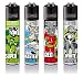 Produktbild Clipper Feuerzeuge - Weed Heroes- 4er Set