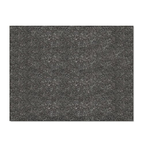 SIMON PIKE Mauspad „London“ 19 x 24 cm aus Filz und Kunstleder ohne Logo, Leder: Schwarz, Filz: anthrazit, Serie: OL, doppelseitiges Mousepad mit einer schwarzen PU Leder Seite und einer farbigen Natur Wollfilz Seite und farblich abgestimmten Kontrastnähten - 3