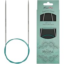 Ferri Da Maglia Circolari KnitPro - , 80 Cm, 6,0 Mm Giallo Ferri Da Maglia Professionali Scorrevoli