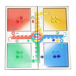 Parteet Ludo,Snakes And Ladder Board Game - Multi Color