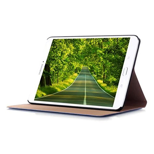 Smart Cover für Samsung Galaxy Tab E SM-T560 T561 9.6 Zoll Case Stand Slim Flip Book Cover Folio Skin (Blau) NEU - 2