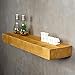 Produktbild levandeo Wandregal Holz Massiv 80x20cm Eiche Farbig Wandboard Vintage Rustikal Design Natur Regal