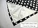Breastfeeding Cover Nursing Cover Apron (white polka dot on black design)