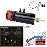 cara pasang oil catch tank d1 spec Dieser Ölfangbehälter sammelt Öl und Feuchtigkeit, die durch Gase vom PCV-Ventil oder den Motoranschlüssen zum Einlasssystem geleitet werden und die zu Kohlenstoff- und Schlammansammlungen im Einlasssystem und im Motor führen.