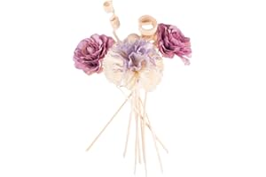 LPITOY Varilla Difusora De Caña, 8 Piezas De Difusor De Fragancia De Caña De Flor De Ratán Natural, Varillas De Ratán De Repuesto para Decoración del Hogar