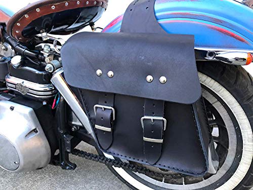 ORLETANOS RUDI Satteltaschen Set kompatibel mit Chopper HD Motorrad 125ccm Rebel Virago Fahrrad Biker BMW Honda Yamaha Biker Taschen Seitentaschen Dyna Streetbob Sportster Seitenkoffer Harley Davidson