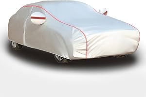 MCNUSS Bâche Voiture Extérieur Anti-grêle pour, VW Volkswagen T-Cross/T-roc/UP Housse De Protection Voiture Extérieur, Respirante Bache Voiture Hiver (Color : F, Size : T-Cross)