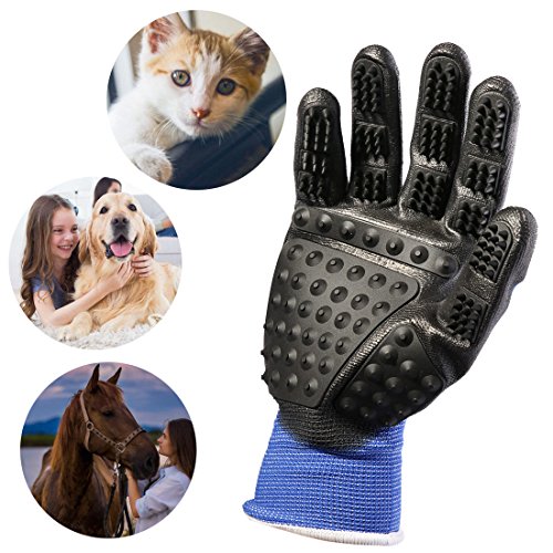AYOUYA-Gant-de-Toilettage-Brossage-Chat-Chien-Cheval-Lapin-Animal-Brosse-de-Nettoyage-Massage-Toilette-Professionnel-pour-Poils-Cheveux-Bain-Peigne-Doux-et-Efficace-2-Packs