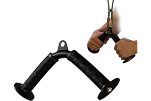 ‎FITARC Fitarc Trizeps V-Stange Kabelzug Griff, Trizeps Seilzug Griff für Home Gym Geräte, Trizeps Stange Kabelzug Zubehör für Fitnessstudio mit Rutschfesten Gummigriffen, Kabelzugmaschine Griff