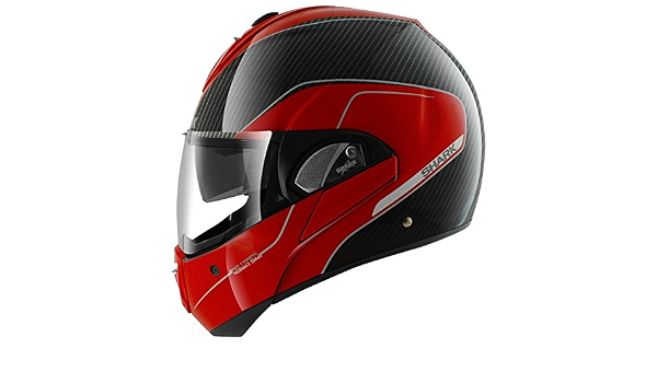 Shark – Casco Moto Evoline Pro Carbon DRW - Carbon Red White grande :  Amazon.it: Moda