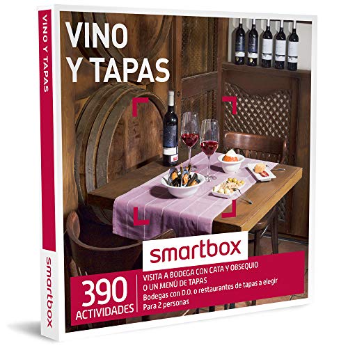 SMARTBOX - Caja Regalo - VINO Y TAPAS - 390 restaurantes de tapas y bodegas con denominación de origen en España