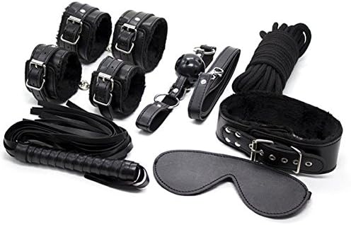 Leather Material Thick Plush Product Binding Replacement Cosplay Toys Couple Gift Alternative Bundled Bound Suit for 7 Pieces/Set