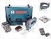 Produktbild Bosch GST 18 V-Li B Professional Akku Stichsäge in L-Boxx + 1 x GBA 6,0 Ah Akku + GAL 1880 CV Schnellladegerät + Sägeblatt Set 30 Tlg. in Tough Box für Wood / Metal