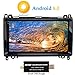 Price comparison product image XISEDO Android 8.0 In-Dash Car Stereo 9" Autoradio 8-Core RAM 4G ROM 32G Head Unit Car Radio Sat Nav Car GPS Navigation for Mercedes-Benz A-W169, B-W245, Viano, Vito, Sprinter(with DAB Dongle)