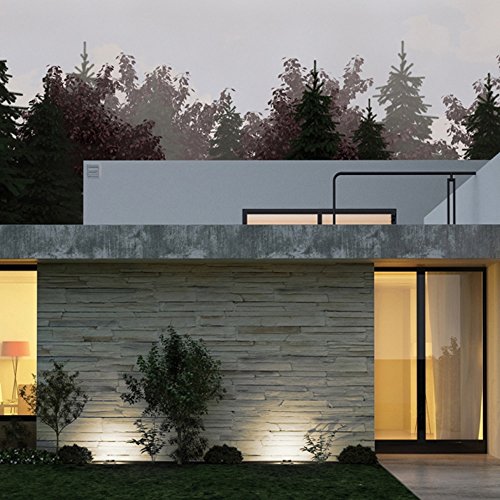 Bodeneinbaustrahler/ Edelstahl/ Gartenstrahler/ Bodenleuchte/ durschleifbar/ IP65/ GU10-230V/ Rund (Ohne Leuchtmittel) - 4