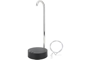 QCWWY Desktop-Wasserspender, Intelligenter Desktop-Wasserflaschenspender, Automatische Trinkwasserspenderpumpe, Elektrische Mineralwasserflaschenpumpe für Zuhause und Büro (Black)
