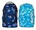 Produktbild satch by ergobag pack Schulrucksack Waikiki Blue inklusive Regencape verschiedene Farben (Blue)
