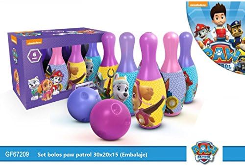 Bowling Set for kid's, Paw Patrol Design (Girls)