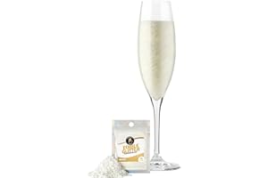 CAPPSTAN UK Twinkle my Drink® Pure White Deluxe Edible Glitter for Drinks & Cake | Wedding White Party Decor | Edible White Glitter | White Edible Glitter for Cocktails Party | 5g 25 Servings