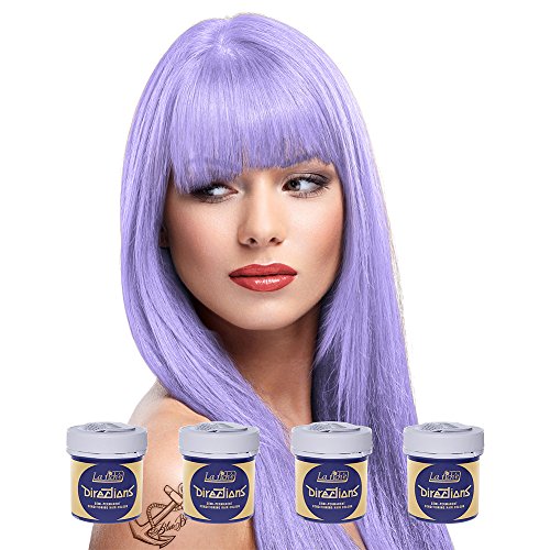 4 x La Riche Directions Semi-Perm Hair Colour Lilac (ALL COLOURS Avail) 4x 88ml by LA RICHE