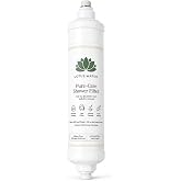 **Lotus Water Pure-Care Duş Filtresi,%99 Klor Filtreleme, Aktif Karbon + KDF + Vitamin C, Sa&ccedil; ve Cilt İ&ccedil;in Banyo Su Arıtma Fi