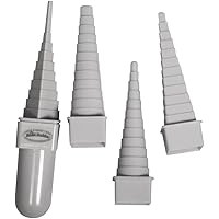 Rayher 22574000 Wire Mandrel Looping Tool Set with Four Shapes for Crafting and Jewellery Making