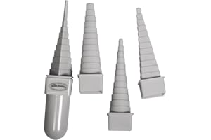 Rayher Mandrin à 4 Formes Géométriques pour Fil Aluminium Iéal pour Réaliser Les Eléments Eécoratifs et Bijoux, Meilleur Accessoire pour Vos Activités de Loisirs Créatifs, Ambre, Taille unique