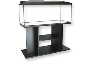 Diversa AQUARIUM WITH LID AND STAND/CABINET Professional Fish Tank - Real Glass, Standard Rectangle (160 Litre Set)