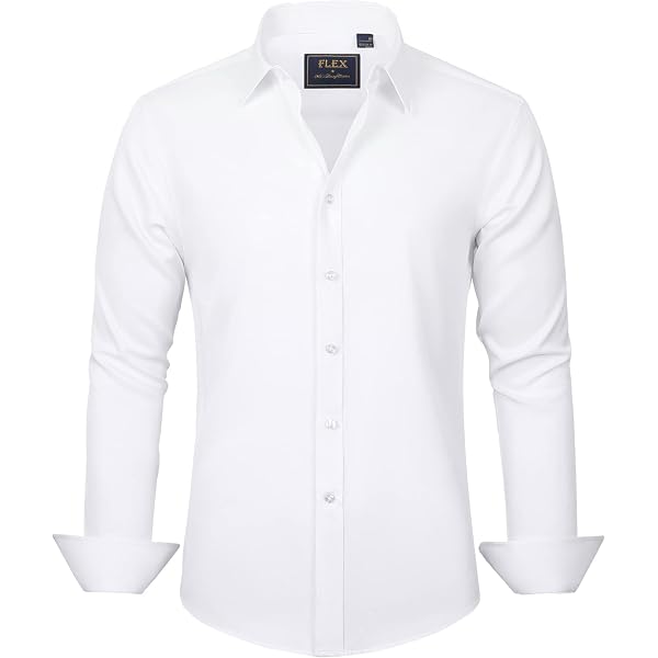 JEMITOP Herren Hemd Mit Stretch – Schmale Passform Für Business & Hochzeit