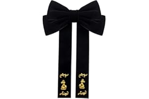 CHENGZI Damen Mädchen Fliege Brosche Samt süß und elegant Blusenkragen Schleife