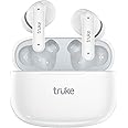 truke Air Buds True Wireless Earbuds with Quad-Mic Noise Cancellation(AI-ENC) for HD Calls | Upto 48hrs of Playtime | Auto in-Ear Detection | APP Support | 55ms Low Latency | Bluetooth 5.1 | IPX4