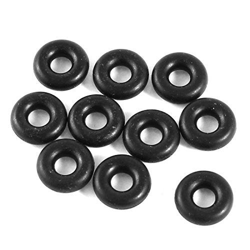 13 mm x 5 mm x 4 mm schwarz Gummi O Ringe Oil Seal Dichtung Waschmaschine 10 PCS