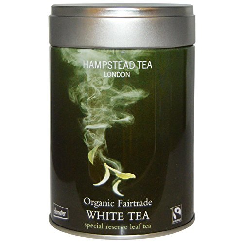 Hampstead Tea Organic Fairtrade Loose Leaf White Tea Tin 25 g