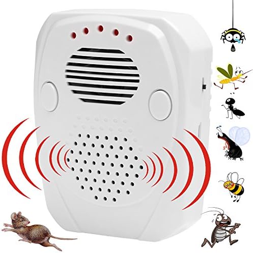 3 in 1 Pest Repeller/Pest Control [Ultrasonic/Electromagnetic Wave/Airwaves] - Keeps Rodents, Mice, Rats, cockroaches, Spiders, for indoor outdoor