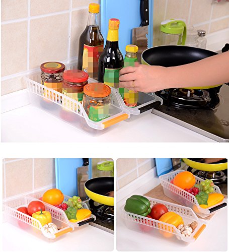 wjkuku Kühlschrank und Gefrierschrank Lagerung Organizer Mülleimer für Küche, 3 Pc Set - 4
