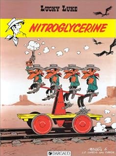 jaquette livre Lucky Luke, tome 25 : Nitroglycérine