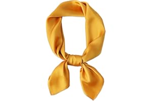 Bliceon Damen Seidentuch aus leichter Seide, Eleganter Seidenschal, Bandana, Halstuch und Kopftuch, Geschenk für Frauen, Vielseitiges Seidenschal
