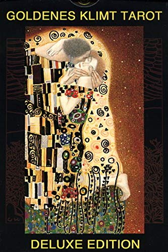 Goldenes Klimt Tarot Deluxe Edition: 78 Tarot-Karten + Tarot-Beutel aus Satin, gold