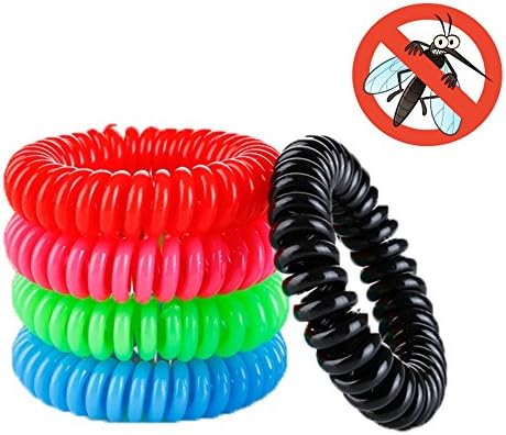 WindTalk Mosquito Repellent Bracelets, 10 PCS / SET , Outdoor &amp; Indoor, Adults &amp; Kids,100% Natural Plant Oils
