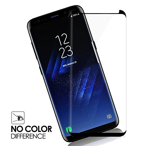 Samsung Galaxy S8 Displayschutzfolie, Otao [case-friendly Version] 3D Curve Passform klar gehärtetem Glas Displayschutzfolie für Samsung S8 Displayschutzfolie - 4
