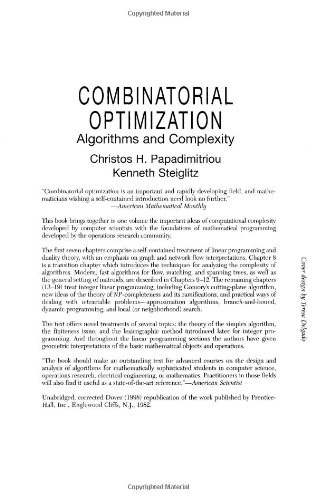 Combinatorial Optimization: Algorithms and Complexity