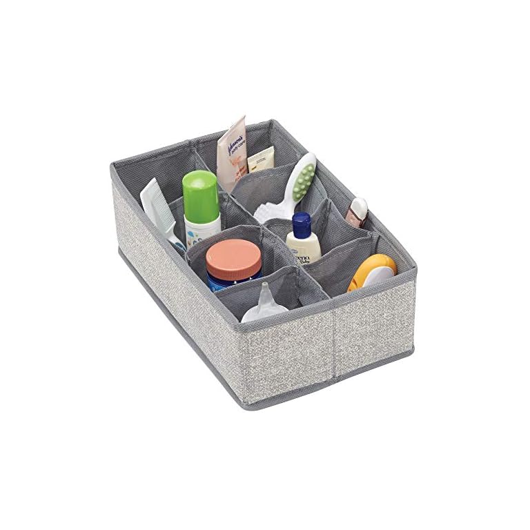 The Home Edit Boite De Rangement mDesign boîte de rangement pour armoire ou tiroir avec 8 compartiments