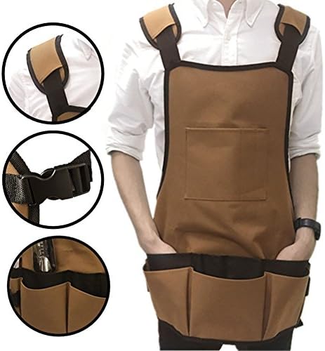 Goannra The Garden Arbeitskleidung Multi-Functional Electrical Engineering Aprons Apron, Kitchen Apron, Garage Ceramic Technology High Quality Apron