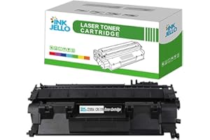 InkJello Compatible Toner Cartridge Replacement for HP LaserJet P2030 P2035 P2035n P2055 P2055d P2055dn P2055x CE505A CRG-519 (Black)