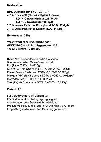 Ginkgo-Dünger Ginkgobäume düngen, Premium Flüssigdünger als NPK Volldünger - 6