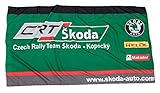 Größe: ca. 150 cm x 90 cm Skoda Tschechische Rally Team Motorsport Kopecky Auto Rallycross Flagge